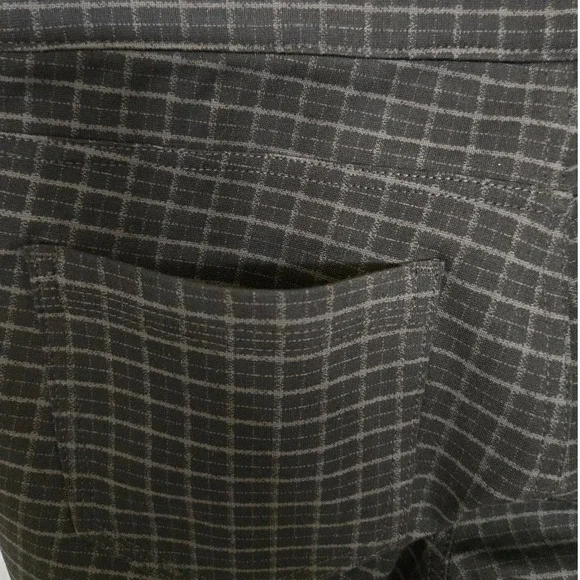 Liverpool Plaid Dress Pants Slim Tapered Stretch Trouser Size 10 - Picture 7 of 9